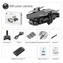 Load image into Gallery viewer, XKJ 2021 New Mini Drone 4K 1080P HD Camera WiFi Fpv Air Pressure Altitude Hold Black And Gray Foldable Quadcopter RC Dron Toy
