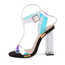 Load image into Gallery viewer, 2021 Sexy Heels Women Shoes Plus Size Fashion PVC Transparent Heels Shoes Woman Pumps Ladies Clear High Heels Summer Sandals
