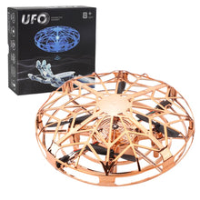 Load image into Gallery viewer, Mini Helicopter RC UFO Dron Aircraft Hand Sensing Infrared RC Quadcopter Electric Induction Toys for Children Mini Drone
