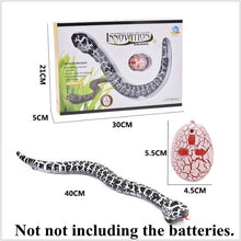 Load image into Gallery viewer, Infrared Remote Control Snake RC Snake Cat Toy And Egg Rattlesnake Animal Trick Terrifying Mischief Kids Toys Funny Novelty Gift
