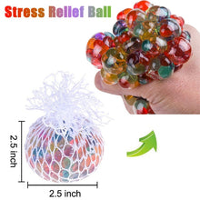 Load image into Gallery viewer, Spongy Banana Bead Stress Ball Toy Squeezable Soft Fruit Shape Sensory Adult Decompression Child Fidgeting Rebound Squeeze Toys
