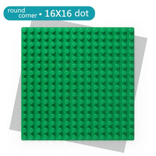 Load image into Gallery viewer, 512 Big Bricks Base Plate 16*32 Dots 51*25.5cm Baseplate Big Size Building Blocks Floor Toys DIY Compatible Green Board
