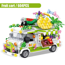 Load image into Gallery viewer, City Mini Girls Ice Cream Sets Model Building Blocks Friends Racing Vehicle Hot Dog Camping Car Bricks Toys For Children
