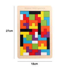 Load image into Gallery viewer, ASWJ Kids Montessori Wooden Toys Rainbow Block Kid Learning Toy Baby Music Rattles Graphic Colorful Wooden Block Educational Toy
