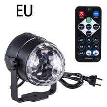 Load image into Gallery viewer, RGB Disco Ball Party Lights DJ Disco Light LED Projector Strobe Lamp Birthday Party Car Club Bar Karaoke Xmas Sound Activated
