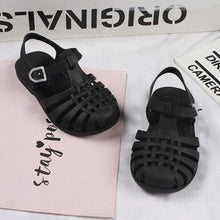 Load image into Gallery viewer, Summer Children Sandals Baby Girls Toddler Soft Non-slip Princess Shoes Kids Candy Jelly Beach Shoes Boys Casual Roman Slippers
