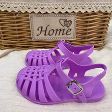 Load image into Gallery viewer, Summer Children Sandals Baby Girls Toddler Soft Non-slip Princess Shoes Kids Candy Jelly Beach Shoes Boys Casual Roman Slippers
